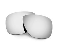 HKUCO Mens Replacement Lenses For Oakley Breadbox Sunglasses Titanium Mirror Polarized
