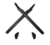 HKUCO Plus Black Replacement Silicone Leg Set For Oakley Crosslink Sunglasses Earsocks Rubber Kit