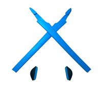 HKUCO Plus Blue Replacement Silicone Leg Set For Oakley Crosslink Sunglasses Earsocks Rubber Kit
