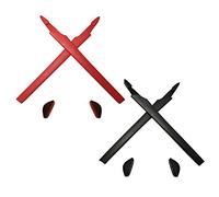 HKUCO Red/Black Replacement Silicone Leg Set For Oakley Crosslink Sunglasses Earsocks Rubber Kit