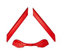 HKUCO Red Replacement Silicone Leg Set For Oakley RadarLock Sunglasses Earsocks Rubber Kit