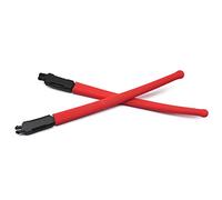 HKUCO Red Rubber Replacement Black Frame Legs For Oakley Marshal MNP OX8091 Glasses frame