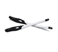 HKUCO Reinforce White Replacement Glasses Legs For Oakley Crosslink Glasses frame