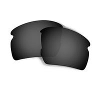 HKUCO Replacement Lenses For Oakley Flak 2.0 AF OO9271 Sunglasses Black Polarized