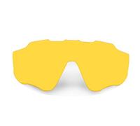 HKUCO Transparent Yellow Polarized Replacement Lenses For Oakley Jawbreaker Sunglasses