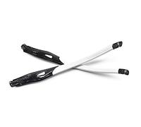 HKUCO White Rubber Replacement Transparent Black Frame Legs For Oakley Crosslink Sweep/Switch Glasses frame