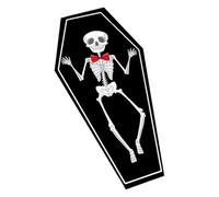 Hkuoeue Halloween Rug - Gothic Indoor Skull Door Welcome Mat | Quick-Drying Non-Slip Rug for Entrance Indoor Outside Fall Home Porch Kitchen Entry Bathroom