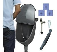 Hkuoeue Outdoor Urinal for Backyard - Portable Urinal | Toilet with Cover for Gym Dorm RV Camping Garage Public Park Backyard Construction Site Shed