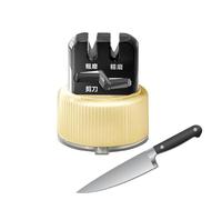 Hkuoeue Scissor Sharpener Tool,Suction Base Fast Polish Gadget,Chef Cutter Sharpener - for Women Men Chef Kitchen Outdoor Travel Picnic Camping