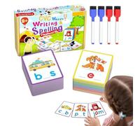 Hkuoeue Spelling Toy - Sight Words - Flash Cards Supplies Toy Tool for Reading Kindergarten Homeschool Kids Ages 3-6 School Classroom