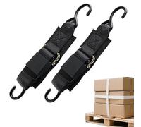 Hkuoeue Truck Tie Down Straps, Cargo Belt for Moving, 4 Ft S Hook Tie Down Straps for Motorcycle Truck Kayak Towing Roof Rack Trailer Camping Travel Transport