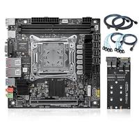 HKUXZR C612 NAS Motherboard LGA2011-3, 2x SATA 6Gbps,4*SFF-8643 2x 10 GbE Intel X550-T2, 2x M.2 NVMe, 1x PCIe x16, DDR4, Server Workstation MINI-ITX Mainboard for Xeon E5 V3/V4 17 * 17cm M.2 SFF 8643