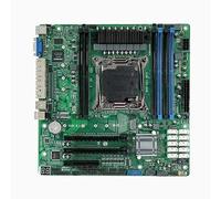 HKUXZR C612 NAS Motherboard Slot 10xSATA 2*M.2_ NVME PCIE X16 ×2 LGA2011-3 for NAS Router Sever 4x2.5GbE I226 DDR4 RAM Memory VGA Support Turbo PCIE 24 * 24cm