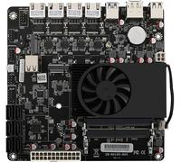 HKUXZR Celeron N5105 Industrial NAS Motherboard 4 Core 4 Wire Low Power Processor 4x2.5G i226 Network M.2 Slot 6x SATA DP HDMI 2.0