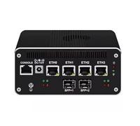 HKUXZR Firewall Appliance Mini PC, Intel i5-1240P Quad Core 10G*2 4xIntel I226 2.5G Soft Routing,1*USB3.2,2*DDR5 4800(Compatible with 5200/5600MHz) M.2 Nvme (NO RAM NO SSD) (NO RAM NO SSD)