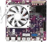 HKUXZR I3-N350 Industrial Motherboard NAS 8 Cores 8 Threads Low Power Processor 2x2.5G i226 Network M.2 Slot 6xSATA DP HDMI 2.0 PCIE ×1 with Fan