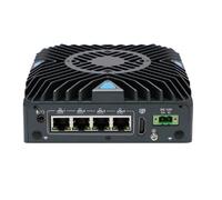 HKUXZR Mini Computer Industrial Control Host,Intel Core i3 10110U 2 Cores and 4 Threads,4*Intel i210-AT Ethernet,4*RJ45 Network Ports,Support 1*DDR4 2400/2666 Memory Slot. (NO RAM NO SSD)
