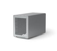 HKUXZR Mini PC,N150 8-Bay NAS Mini PC Windows 11, 4 Cores and 4 Threads,2*Intel i226-V 2.5G,1*DDR5 4800MHz Max 48GB,Support 1*HDMI,1*DP Interface,4*SATA+4*M.2 (up to 112TB) (32GB RAM 1TB SSD)
