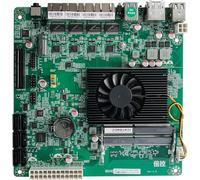 HKUXZR N5105 NAS Motherboard, 4 Ports i226/i225 2.5GbE LAN, M.2 NVMe, 6 x SATA3.0, 2 x DDR4, 1 x PCIe4.0, Mini ITX Soft Router VPN Openwrt Barebone Micro Appliance DIY