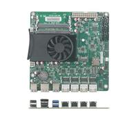 HKUXZR NAS Motherboard N5105,4 Port i226/ i225 2.5GbE LAN,2XM.2 NVMe, 6*SATA3.0,2*DDR4, Mini ITX Soft Router VPN Openwrt Barebone Micro Appliance DIY