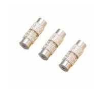 HKVTVCYPYA 100Sets Brass Screw Twist Clasps Barrel Cord End Caps Fastener for DIY Jewelry Bracelet Necklace Making Craft Supplies(Silver)