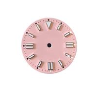 HKVTVCYPYA 28.5mm Candy-colored Matte Texture Watch Dial Hands Set Green Luminous Compatible For NH35 NH36 8215 Movement(Multicolor)