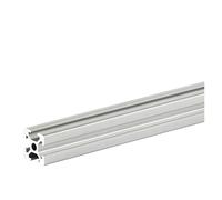HKVTVCYPYA 2pcs Black Silver 2020 T-slot Aluminum Extrusions Frame Linear Rail For CNC Laser Engraving Machine(Silver,1150mm)