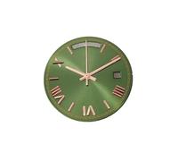 HKVTVCYPYA 30.8mm Watch Dial+Hands Kit Single Calendar Sunray Dial Compatible for 8285 Movement Silver/Gold/Rose Nail Dial(7)