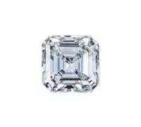 HKVTVCYPYA D Color Moissanite Stone Asscher Cut VVS1 Gemstone Lab Grown Diamond For Advanced Jewelry Making Materials(7.5x7.5mm-2.2ct)