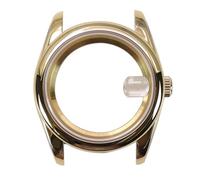 HKVTVCYPYA Gold 39mm/36mm Watch Cases Sapphire Crystal 28.5mm Dial Compatible For NH35/36/38 4R36 Miyota 8215 Movement(Glass bottom 2-36mm 8215)
