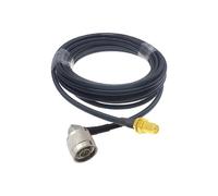 HKVTVCYPYA LMR200 SMA Male To N Right Angle Low Loss Coaxial Cable Jumper For 4G LTE Wireless Router Gateway Cellular ADS-B Radio(N M90 to RPSMA F-15M)