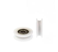 HKVTVCYPYA POM Plastic Coated Bearing 693ZZ 3 * 13.5 * 4.3mm Roller Wheel U Groove Nylon Bearing Pulley Bore(100pcs)