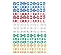HKWFKAWA 150x Bingo Balls Accs Tally Ball for Company Large Group Activities Birthday