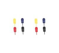 HKWFKAWA 2 set 4 Pcs Golf Divot Repair Tool Lawn Repair Prong Golf Fork Golf Accessories Colorful 8x4x2.7 cm