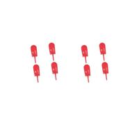HKWFKAWA 2 set 4 Pcs Golf Divot Repair Tool Lawn Repair Prong Golf Fork Golf Accessories Red 8x4x2.7 cm