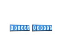 HKWFKAWA 2 set 6 digits Table Top Scoreboard Portable Scoring for Tennis Ball Indoor Games Blue