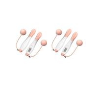 HKWFKAWA 2 set Cordless Jump Rope Speed Smart Fitness Jump Rope for Training Boxing Outdoor Pink White