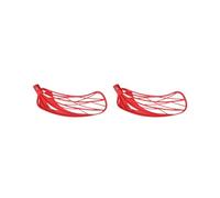 HKWFKAWA 2 set Floorball Sticks Blade Versatile Ice Hockey Equipment Floorball Hockey Stick Red Right Hand 20x22.3 cm