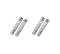 HKWFKAWA 2 set Grill Heat Plates silvery Replacement Burner Cover for Most Gas Grill Outdoor 2 Pcs 11.75 In