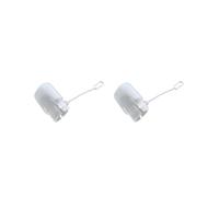 HKWFKAWA 2 set Hydration Bite Valve Cover Unisex Dust Cover for Cycling Hiking Outdoor White 17.34 mm