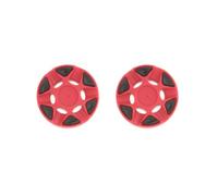 HKWFKAWA 2 set Inline Roller Hockey Puck Durable Multifunctional Ice Hockey Puck Equipment Red 76x25 mm