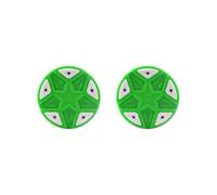 HKWFKAWA 2 set Inline Roller Hockey Puck Street Hockey Puck for Entertainment Hockey Player Green 7.6x2.6 cm