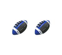 HKWFKAWA 2 set Kids Rugby Ball Gift Portable Soccer Ball Sports Indoor Outdoor Size 3 Rugby Blue 11x22 cm