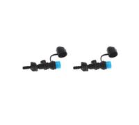 HKWFKAWA 2 set Water Bag Hydration Pack Bite Valve Nozzle Bladder Black 11.5x4.5 cm Straight
