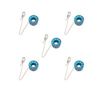 HKWFKAWA 5 set 10m Alloy Cave Scuba Tech Diving Finger Spool Dive Guide Line Reel Blue