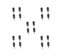 HKWFKAWA 5 set 4 Pcs Golf Divot Repair Tool Lawn Repair Prong Golf Fork Golf Accessories Black 8x4x2.7 cm