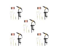 HKWFKAWA 5 set 5x Fly Tying Tools Portable Fly Tying Finisher Knotter Fly Tying Accessories Light Pink Wire