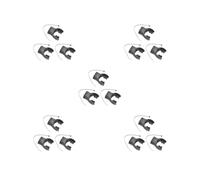 HKWFKAWA 5 set Diving Regulator Mouthpiece Universal Snorkel Mouthpieces with Regulator Tie Black 4.8x5.5x2.9 cm