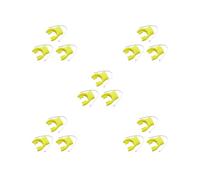 HKWFKAWA 5 set Diving Regulator Mouthpiece Universal Snorkel Mouthpieces with Regulator Tie Yellow 4.8x5.5x2.9 cm