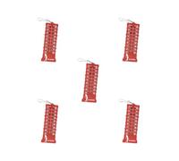 HKWFKAWA 5 set Golf 18 Holes Score Stroke Counter Scoring Bag Tag Keychain Kayring Red